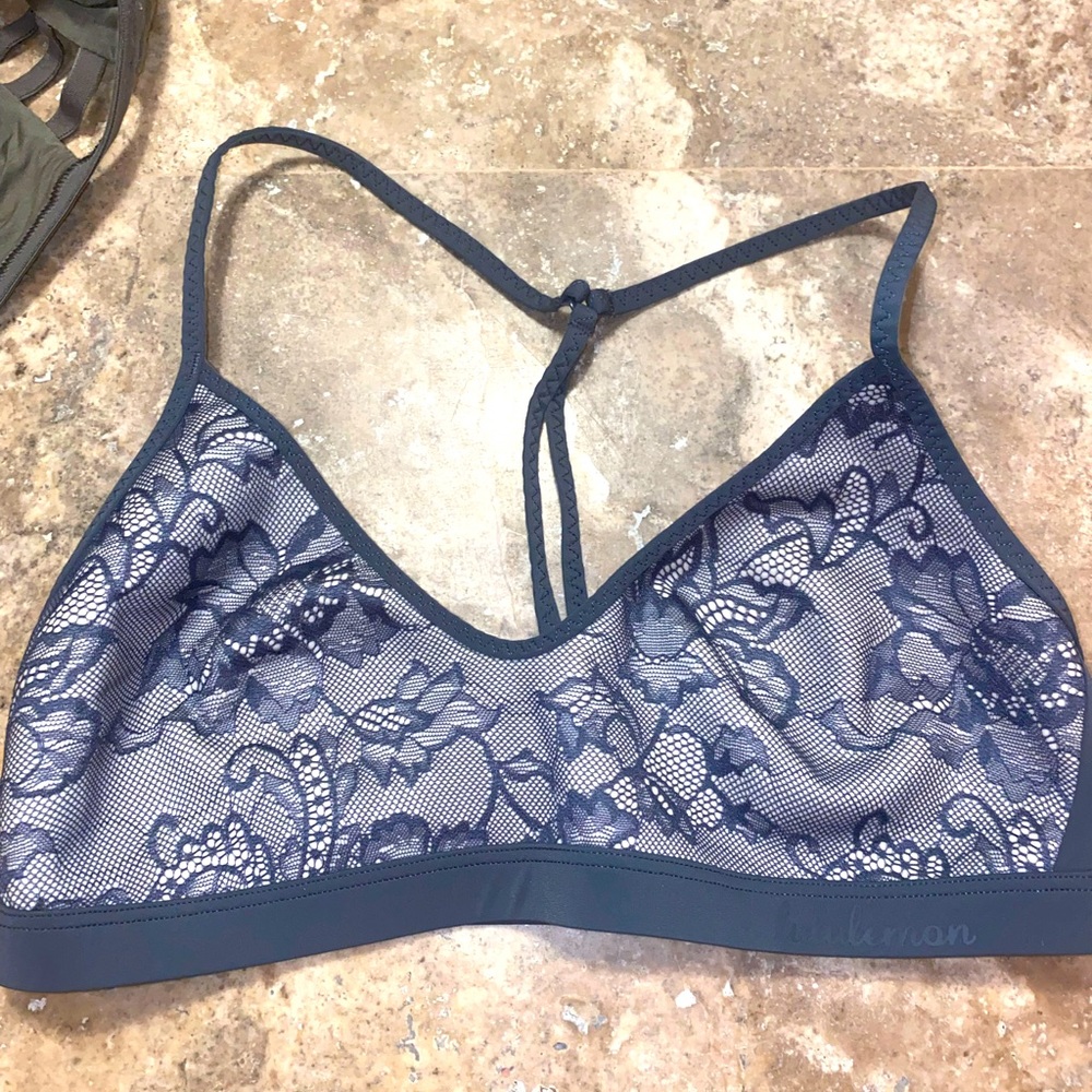 Lululemon discontinued lace sports bra dark teal